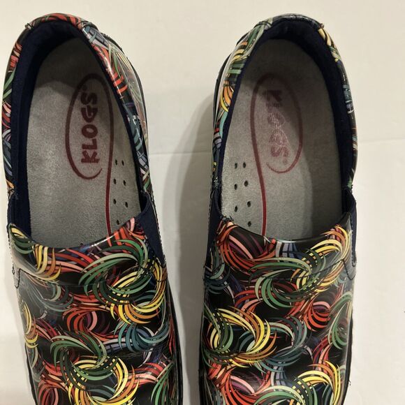 Klogs Maxum Black Multicolored Women’s Shoes Nursing Clogs‎ Size 8.5 M Support - Picture 4 of 11